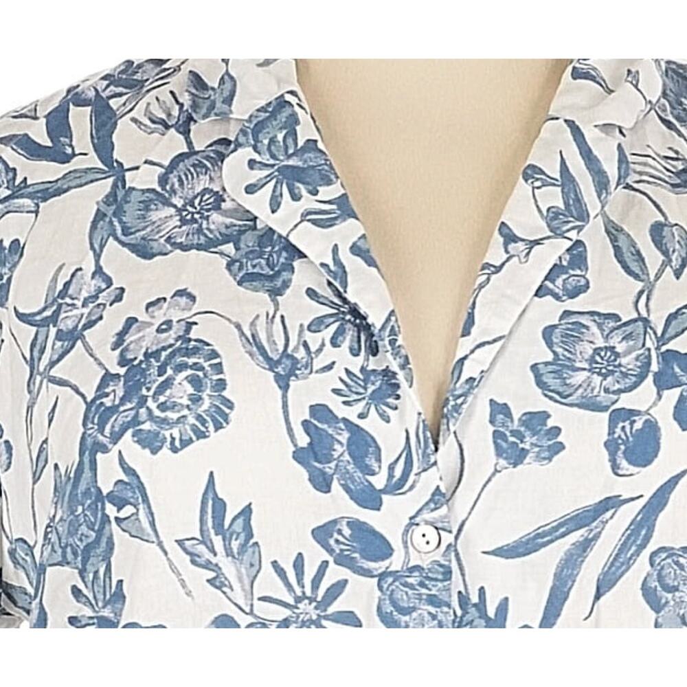 J by Joie Size XL Short sleeve blouse button-down - Picture 7 of 8